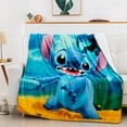 thumbnail image 2 of Lilo & Stitch "Palm Smiles" Cloud Sherpa Throw Blanket, 50" x 60", 2 of 6