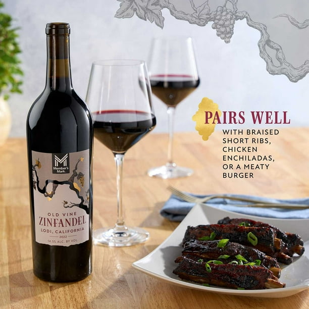 Member's Mark Old Vine Zinfandel Wine, 750 ml - Samsclub.com