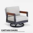 thumbnail image 3 of Mirador Nassau Deep Seating Fire Seating Set with Sunbrella Fabric, 4pc, 3 of 14