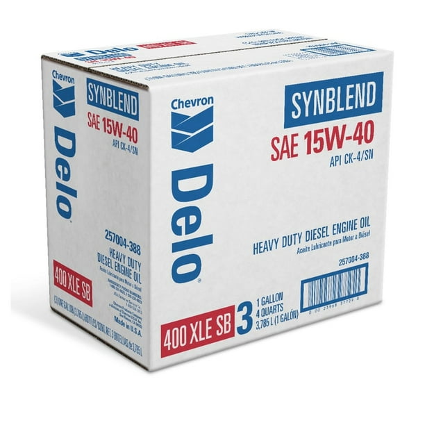 Delo 400 XLE SB Synthetic Blend SAE 15W-40 Heavy-Duty Diesel Motor