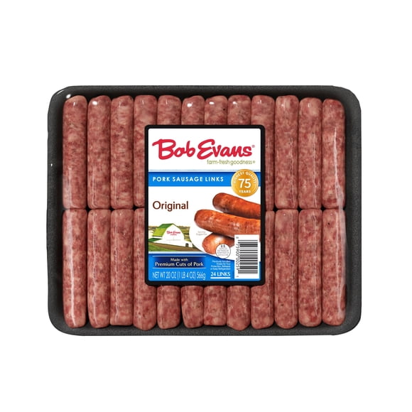 Bob Evans Original Pork Sausage Links, 20 oz., 24 ct.