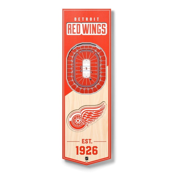 YouTheFan NHL 3D Stadium View 6x19 Banner, Assorted Teams