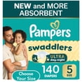 thumbnail image 1 of Pampers Swaddlers Ultra Diapers, Sizes Newborn-8, 1 of 15