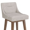 thumbnail image 16 of HH2 Home Upholstered Tapered Back Wood Adjustable Height Swivel Bar Stool, 16 of 19