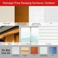 thumbnail image 9 of Command Outdoor Medium Metal Hooks Club Pack, 2 Hooks, 4 Strips, 9 of 10