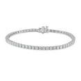 thumbnail image 1 of Lab Created Round Cut Diamond Tennis Bracelet in 18K Gold, 1 of 8