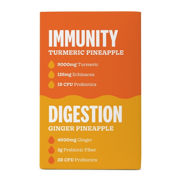 Suja Organic Immunity Defense and Digestion Shots Variety Pack, 2