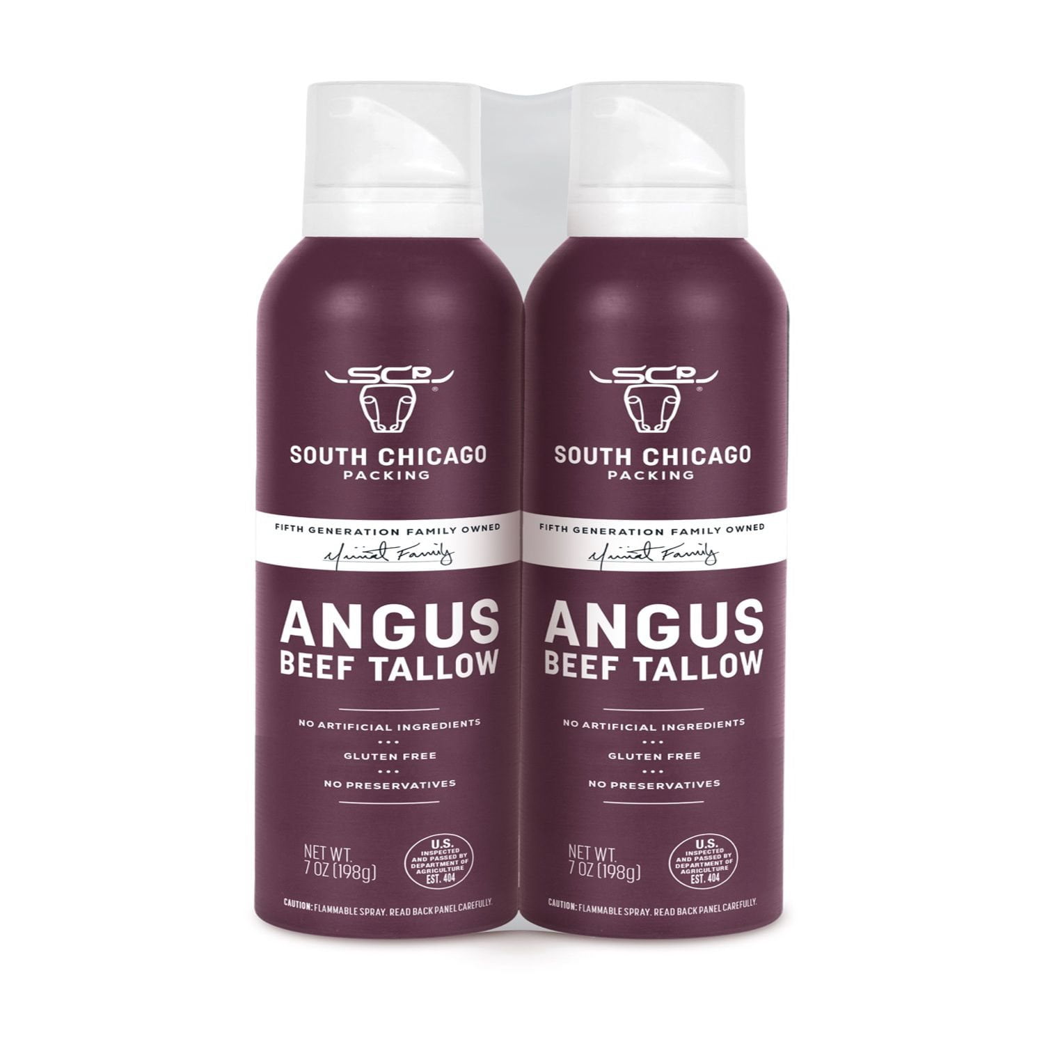 South Chicago Angus Beef Tallow Cooking Spray, 7 oz. 2 pk.