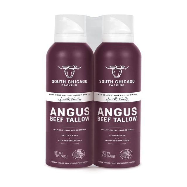 South Chicago Angus Beef Tallow Cooking Spray, 7 oz. 2 pk.