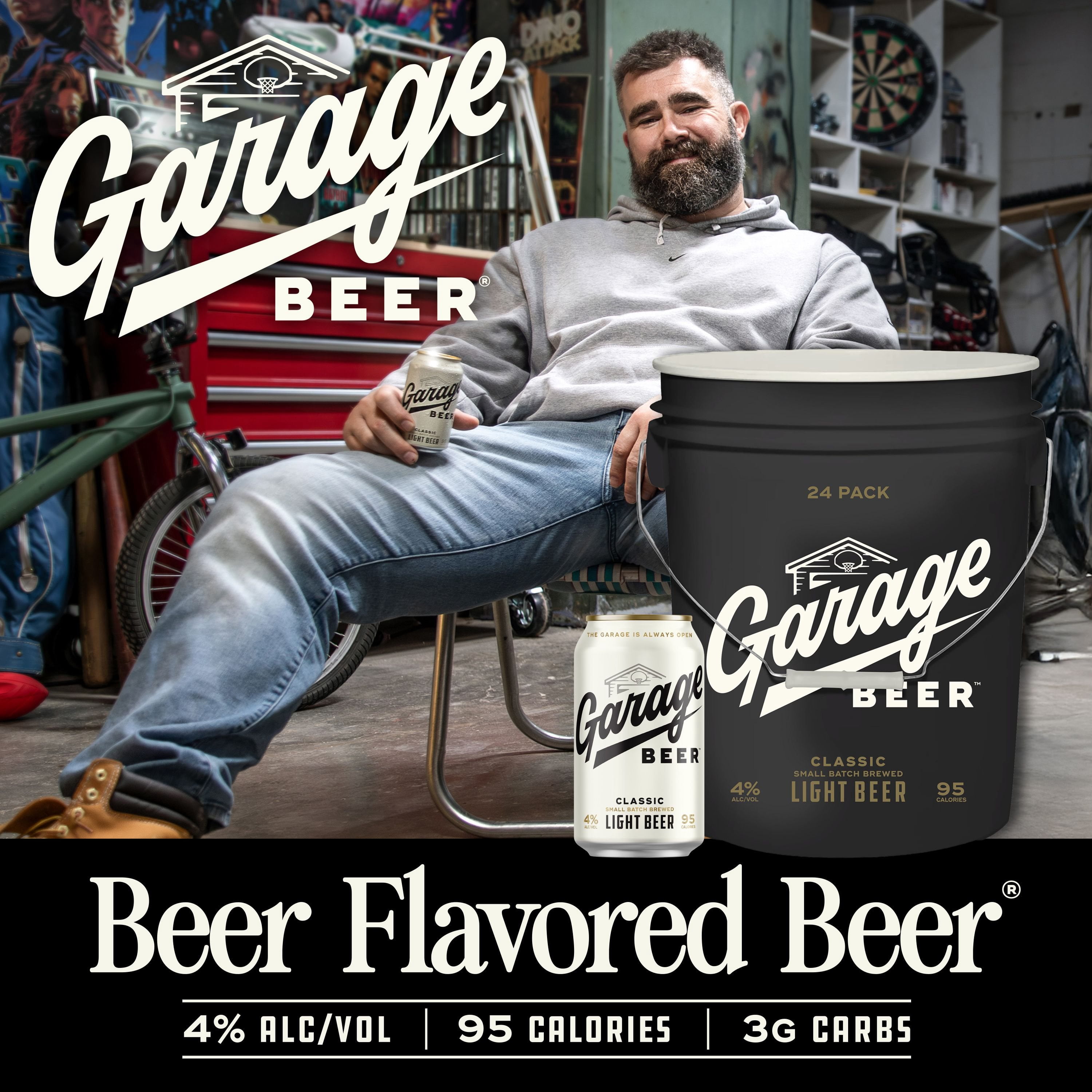 Garage Light Lager Beer Bucket, 12 fl. oz. can, 24 pk. - Samsclub.com