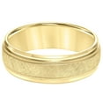 thumbnail image 2 of 7mm Satin Finish Comfort Fit Mens Band in 14K Gold, 2 of 4