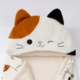 thumbnail image 4 of Kids’ Plush Hooded Throw with Faux Fur Lining, 40" x 50", 4 of 7