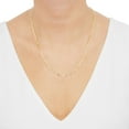 thumbnail image 2 of Figaro Chain Necklace in 14K Gold, 2 of 7