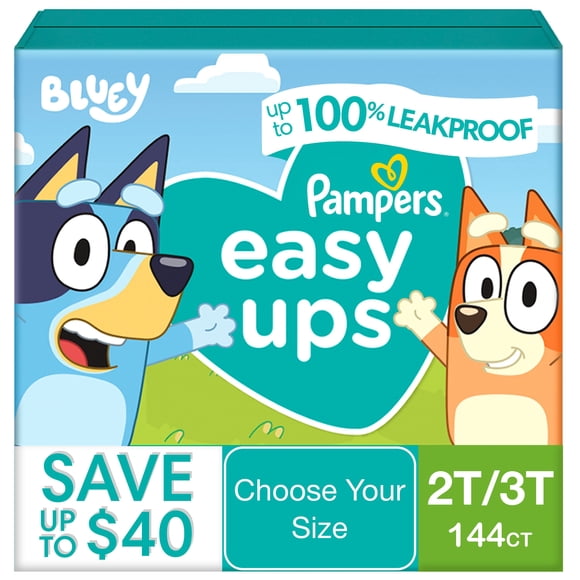 Pampers Easy Ups Training Pants Underwear, Sizes 2T-6T