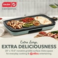thumbnail image 2 of Dash Ceramic Nonstick 20 x 10.5” Everyday Griddle, 2 of 6