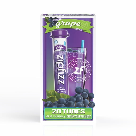 Zipfizz Energy Drink Mix, Grape (20 ct.)