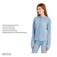 thumbnail image 8 of Member's Mark Women's Extra Warm Waffle Jacket, 8 of 9