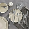 thumbnail interactive-video image 1 of Member's Mark Premium 20-Piece 18/10 Stainless Steel Modern Flatware Set, Assorted Finishes, 1 of 4