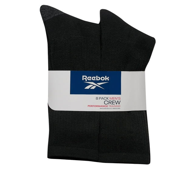 Reebok Men's 8-Pack Crew Sock