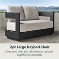thumbnail image 2 of Member's Mark Palmero Oversized Chaise Lounge Set with Sunbrella Fabric, 2pc, 2 of 7