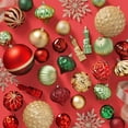 thumbnail image 1 of Member's Mark Shatterproof Ornament Collection, 76 pcs., 1 of 4