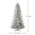 thumbnail image 4 of Member's Mark 9' Flocked Aspen Pre-Lit Christmas Tree, 4 of 9