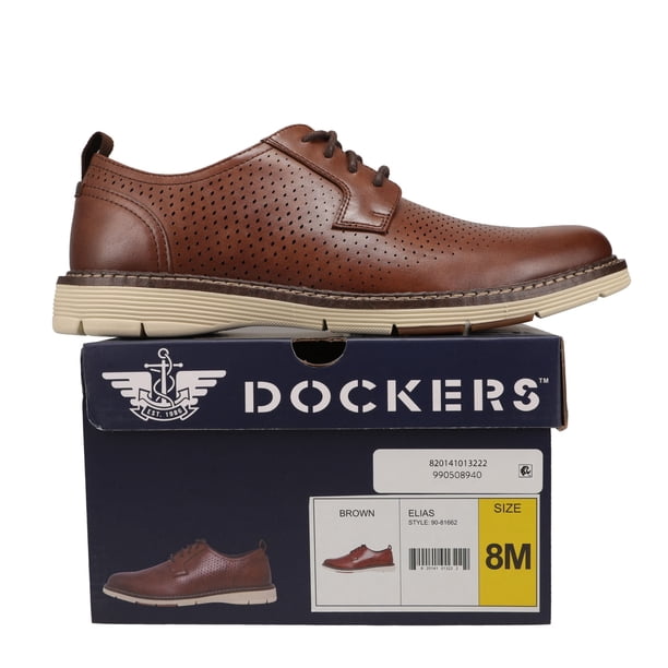 dockers brown dress shoes Mens Bridgeport Polished Oxford, Cognac, 7 M width options allow for a more tailored Dockers Mens Trustee Genuine Leather