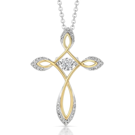 Lab Created White Sapphire Necklace