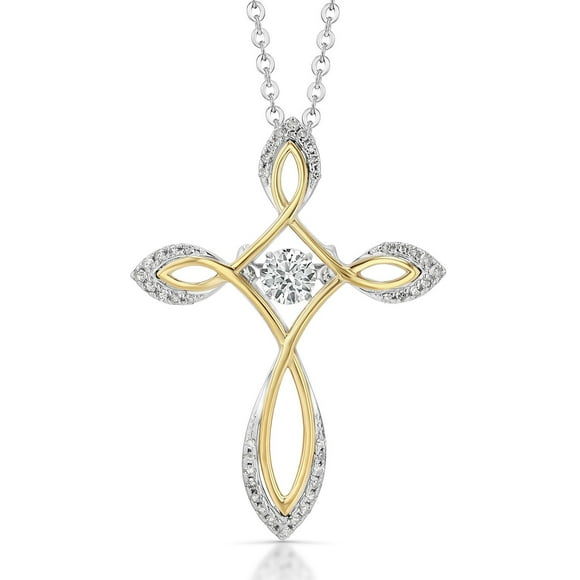 Lab Created White Sapphire Necklace