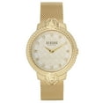 thumbnail image 1 of Versus Versace Mouffetard Crystal Gold-Tone Mesh Watch, 38mm, 1 of 5