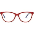 thumbnail image 2 of XOX Betsey Johnson Blue Light Blocking Glasses with Cloth and Pouch, Red, 2 of 5