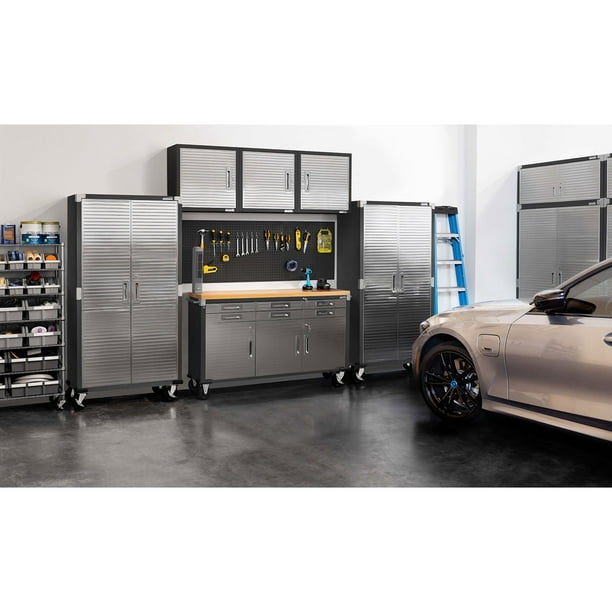 Seville Classics® UltraHD® 6-Drawer Rolling Workbench, 65.25