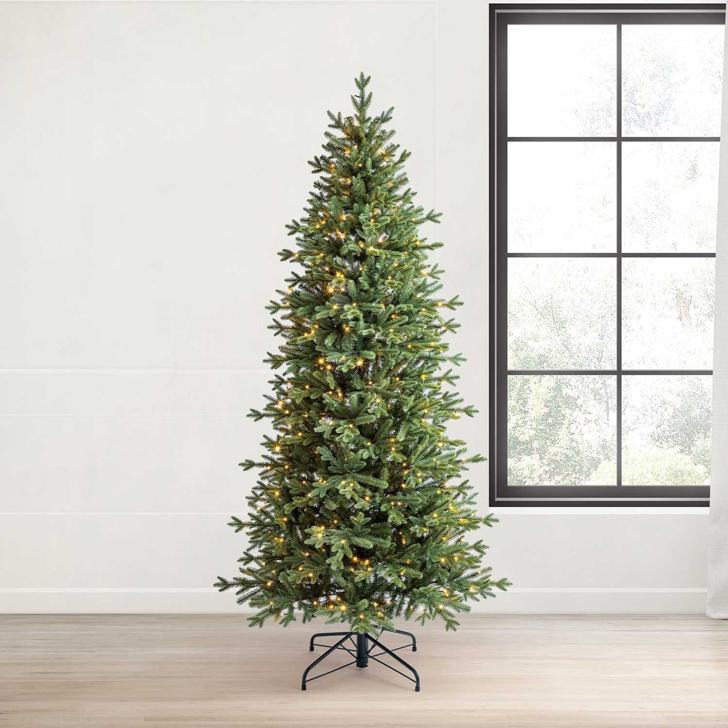 YA−MAN STA-197T Member's Mark 7' Linden Fir Slim Pre-Lit Christmas Tree - Samsclub.com