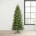 thumbnail interactive-video image 1 of Member's Mark 7' Linden Fir Slim Pre-Lit Christmas Tree, 1 of 11