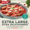 thumbnail image 2 of Dash 14" Ceramic Nonstick Electric Skillet 4-Quart Capacity, 2 of 6