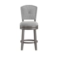 thumbnail image 2 of HH2Home Santa Clara II Wood and Upholstered Swivel Bar Stool or Counter Stool, 2 of 8