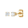 thumbnail image 1 of 0.23 CT. T.W. Round Diamond Stud Earrings in 14K Gold, 1 of 7