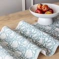 thumbnail image 7 of Over&Back 100% Cotton Hand-Blocked Printed Table Runner, Floral, 7 of 8