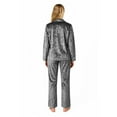 thumbnail image 2 of Lord & Taylor Women's 2-Piece Velour Pajama Set, 2 of 7