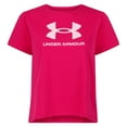 thumbnail image 1 of Under Armour Girls Big Logo Short Sleeve Tee, 1 of 3