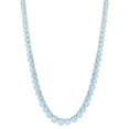 thumbnail image 8 of Graduated Gemstone Tennis Necklace in Sterling Silver, 8 of 9
