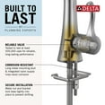 thumbnail image 3 of Delta Alux™ Single Handle Bathroom Faucet in Spotshield Brushed Nickel, 3 of 11