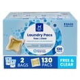 thumbnail image 1 of Member's Mark Laundry Pacs Ultimate Clean, Free & Clear, 130 Pacs, 1 of 7