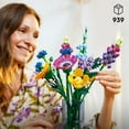 thumbnail image 2 of LEGO Icons Wildflower Bouquet Building Set, 939 pcs., 2 of 6