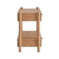 thumbnail image 6 of Bower Home Natural Wood 2-Drawer Nightstand, 6 of 10