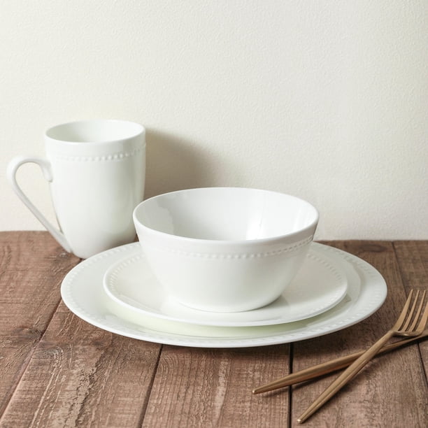Stone Lain Ava 32-Piece Bone China Dinnerware Set - Samsclub.com