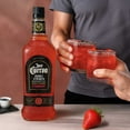thumbnail image 3 of Jose Cuervo Authentic Double Strength Strawberry Lime Margarita Cocktail, 1.75 L, 3 of 4