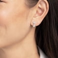 thumbnail image 8 of Lab White Sapphire Pendant and Earring Set in Sterling Silver, 8 of 8
