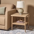 thumbnail image 1 of Charlotte 22" Wood End Table with Shelf, 1 of 8
