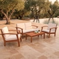 thumbnail image 1 of Amazonia Valencia Eucalyptus Deep Seating Set, 4pc, 1 of 9
